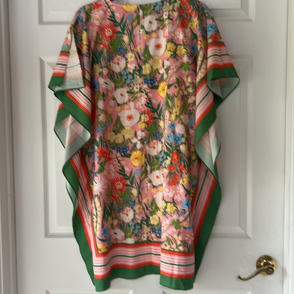 Pretty, floral silk dress, only worn once. Excellent condition - Picture 6 of 6